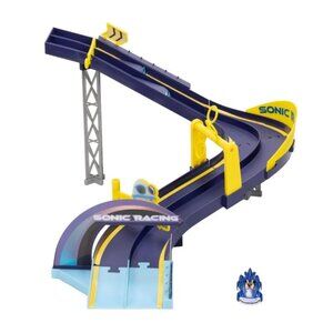 Sonic E-Stadium Track Set with Speed Star Lightning Vehicle, Stadium Track Set